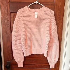 Banana Republic Pink Knit Sweater